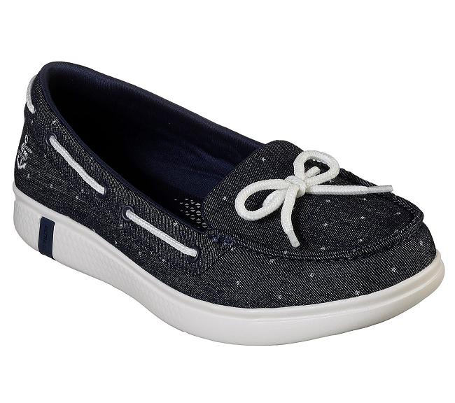 Mocasines Skechers Mujer - On the GO Glide Ultra Azules GHXZY0654